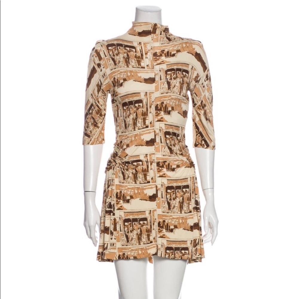 Céline Phoebe Philo Cartoon Dress Resort 2018